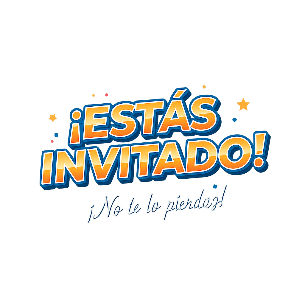 Estás invitado